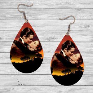 Gone With The Wind Earrings- Hypoallergenic